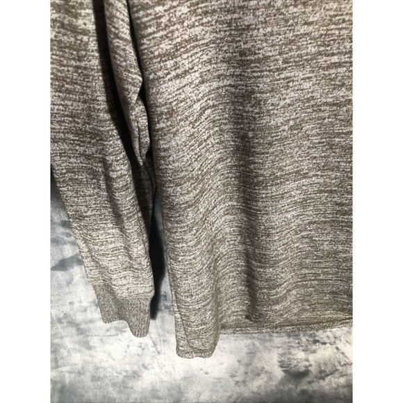 Gap Womans Top Gray Knit Long Sleeve Sweater By Loft Small - Picture 3 of 7
